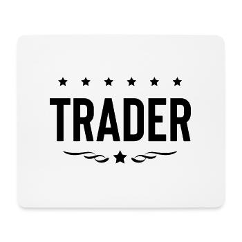 Trader Beruf - Mousepad (Querformat) - Weiß - Vorne
