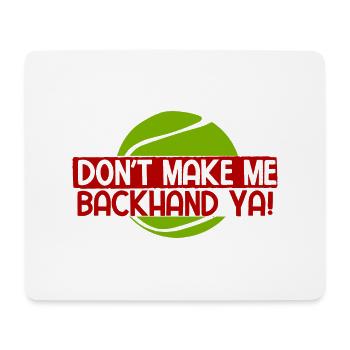 Tennisplatz Spruch Für Tennis - Mousepad (Querformat) - Weiß - Vorne