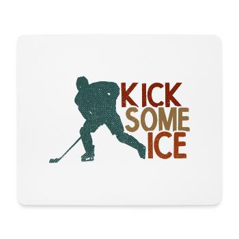 Eishockey - Mousepad (Querformat) - Weiß - Vorne