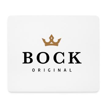 Bock - Mousepad (Querformat) - Weiß - Vorne