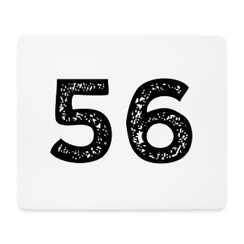 56 Number Leotard - Mouse Pad (horizontal) - white - Front