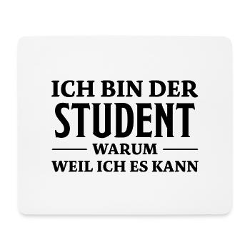 Student Spruch Uni Universität Student Geschenk - Mousepad (Querformat) - Weiß - Vorne