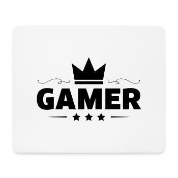 Gamer Beruf - Mousepad (Querformat) - Weiß - Vorne