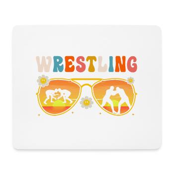 Ringen - Mousepad (Querformat) - Weiß - Vorne