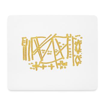 Wikinger Muster Abstrakt - Mousepad (Querformat) - Weiß - Vorne