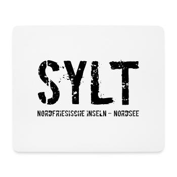 Sylt, North Frisian Islands, North Sea, Germany - Mouse Pad (horizontal) - white - Front