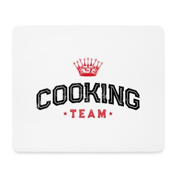 Cooking Team - Mousepad (Querformat) - Weiß - Vorne