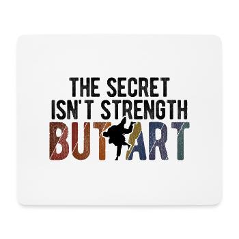 Japanischer Kampfsport Judo - Mousepad (Querformat) - Weiß - Vorne