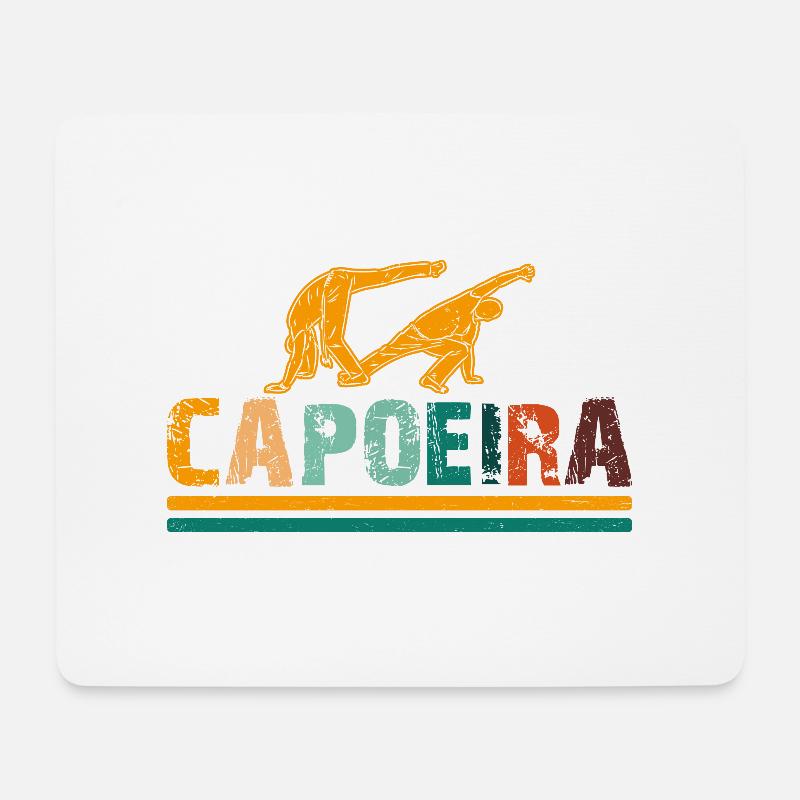 Capoeira - Mousepad (Querformat) - Weiß