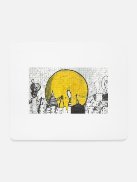 Magisches Turin - Mousepad (Querformat) - Weiß