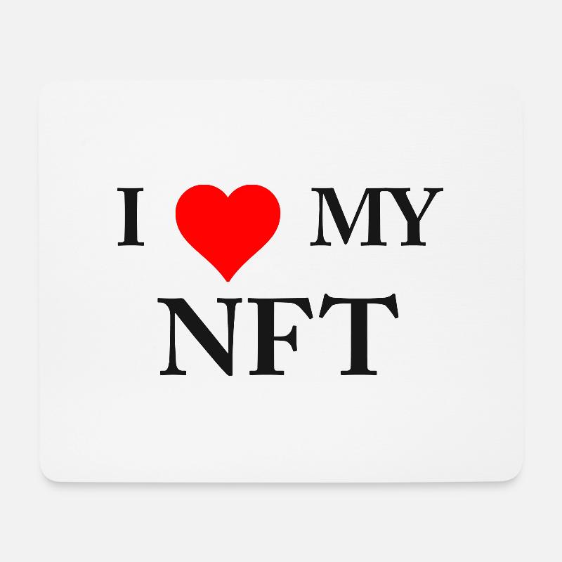 NFT 1 - Mousepad (Querformat) - Weiß