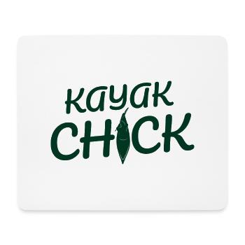 Paddel-Boot Kanu-Fahrer Für Kajak - Mousepad (Querformat) - Weiß - Vorne