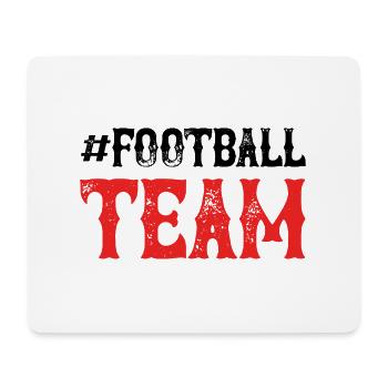 Équipe de football - Tapis de souris (format paysage) - blanc - Devant