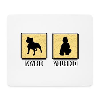 Votre enfant mon enfant - Tapis de souris (format paysage) - blanc - Devant