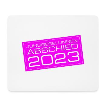 Junggesellinnen Abschied 2023 - Mousepad (Querformat) - Weiß - Vorne