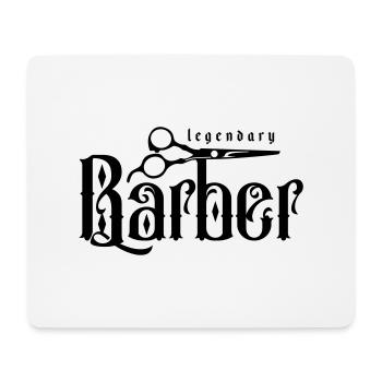 barbier légendaire - Tapis de souris (format paysage) - blanc - Devant