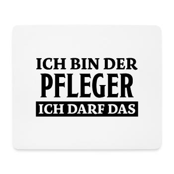 Pfleger Spruch Pflegekraft Lustig Pfleger Geschenk - Mousepad (Querformat) - Weiß - Vorne