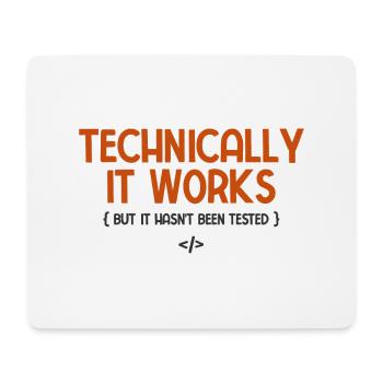 Software Ingenieur Informatiker Programmierer - Mousepad (Querformat) - Weiß - Vorne