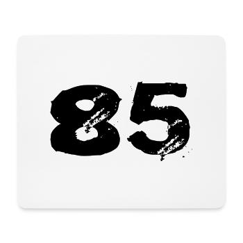 85 Maillot numéro - Tapis de souris (format paysage) - blanc - Devant