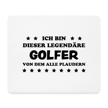 Golfer Hobby Golf Lustiger Spruch Golfer Geschenk - Mousepad (Querformat) - Weiß - Vorne