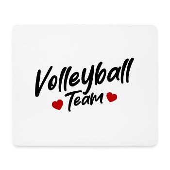 Équipe de volley-ball - Tapis de souris (format paysage) - blanc - Devant