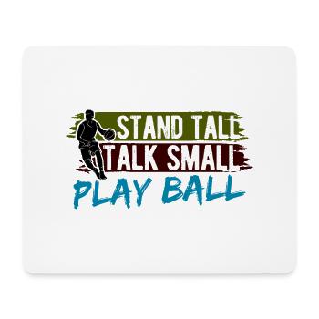 Basketball - Mousepad (Querformat) - Weiß - Vorne