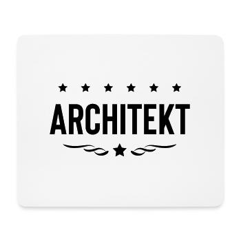 Architekt Beruf - Mousepad (Querformat) - Weiß - Vorne