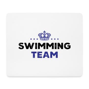 Équipe de natation - Tapis de souris (format paysage) - blanc - Devant