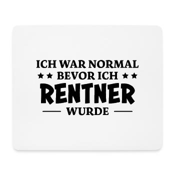Rentner Spruch Rente Ruhestand Rentner Geschenk - Mousepad (Querformat) - Weiß - Vorne