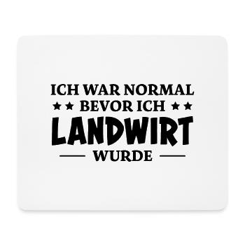 Landwirt Spruch Traktor Lustiges Landwirt Geschenk - Mousepad (Querformat) - Weiß - Vorne