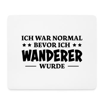 Wanderer Spruch Outdoor Lustiges Wandern Geschenk - Mousepad (Querformat) - Weiß - Vorne