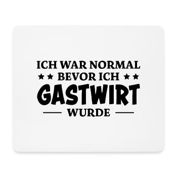 Gastwirt Spruch Kneipe Wirt Fun Gastwirt Geschenk - Mousepad (Querformat) - Weiß - Vorne