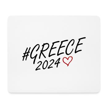 Grèce 2024 Voyage du cœur - Tapis de souris (format paysage) - blanc - Devant