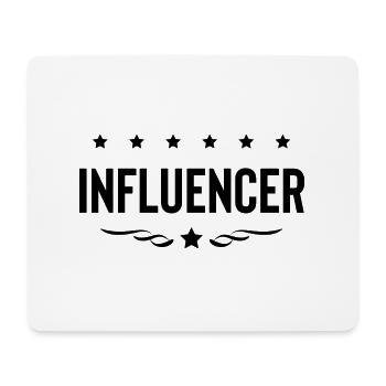 Influencer Beruf - Mousepad (Querformat) - Weiß - Vorne