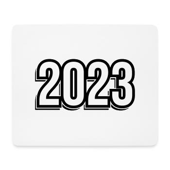2023 Linie - Mousepad (Querformat) - Weiß - Vorne