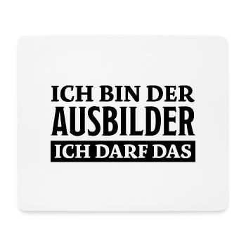 Ausbilder Spruch Beruf Lustiges Ausbilder Geschenk - Mousepad (Querformat) - Weiß - Vorne