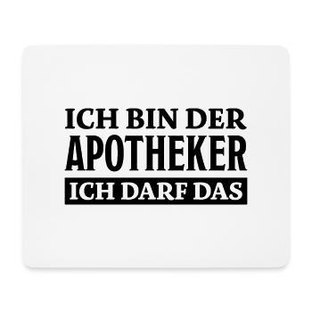 Apotheker Spruch Beruf Lustiges Apotheker Geschenk - Mousepad (Querformat) - Weiß - Vorne