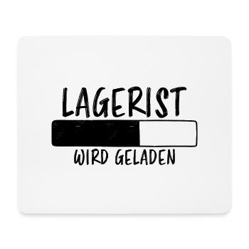 Lagerist Spruch Logistik Lustige Lagerist Geschenk - Mousepad (Querformat) - Weiß - Vorne
