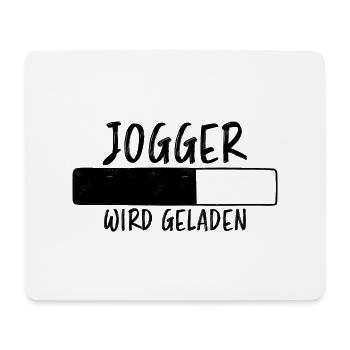 Jogger Spruch Fun Laufen Lustiges Jogging Geschenk - Mousepad (Querformat) - Weiß - Vorne