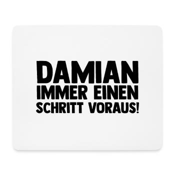 Prénom Damian - Tapis de souris (format paysage) - blanc - Devant