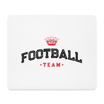 Équipe de football - Tapis de souris (format paysage) - blanc - Devant