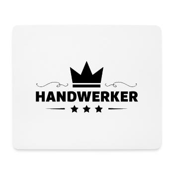 Handwerker Beruf - Mousepad (Querformat) - Weiß - Vorne