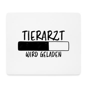 Tierarzt Spruch Beruf Lustiges Tierarzt Geschenk - Mousepad (Querformat) - Weiß - Vorne