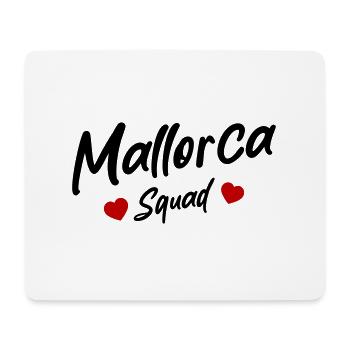 Corazón de la plantilla del Mallorca - Alfombrilla de ratón (horizontal) - blanco - delante