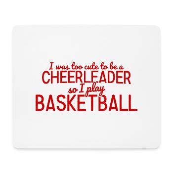 Basketball - Mousepad (Querformat) - Weiß - Vorne