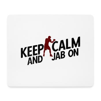 Boxsport Boxing - Mousepad (Querformat) - Weiß - Vorne