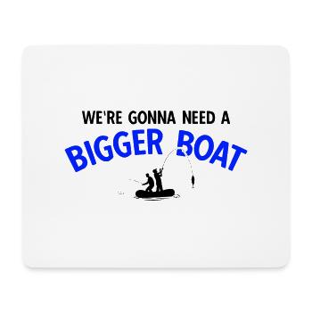 Angler Spruch zum Angeln Angel - Mousepad (Querformat) - Weiß - Vorne