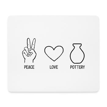Keramik Töpferei Für Töpfer - Mousepad (Querformat) - Weiß - Vorne