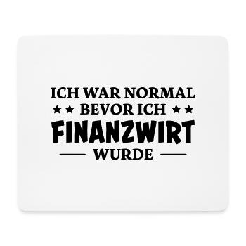 Finanzwirt Spruch Job Lustiges Finanzwirt Geschenk - Mousepad (Querformat) - Weiß - Vorne