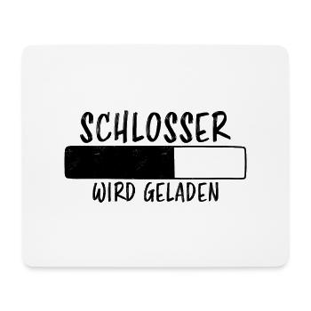 Schlosser Spruch Beruf Lustiges Schlosser Geschenk - Mousepad (Querformat) - Weiß - Vorne
